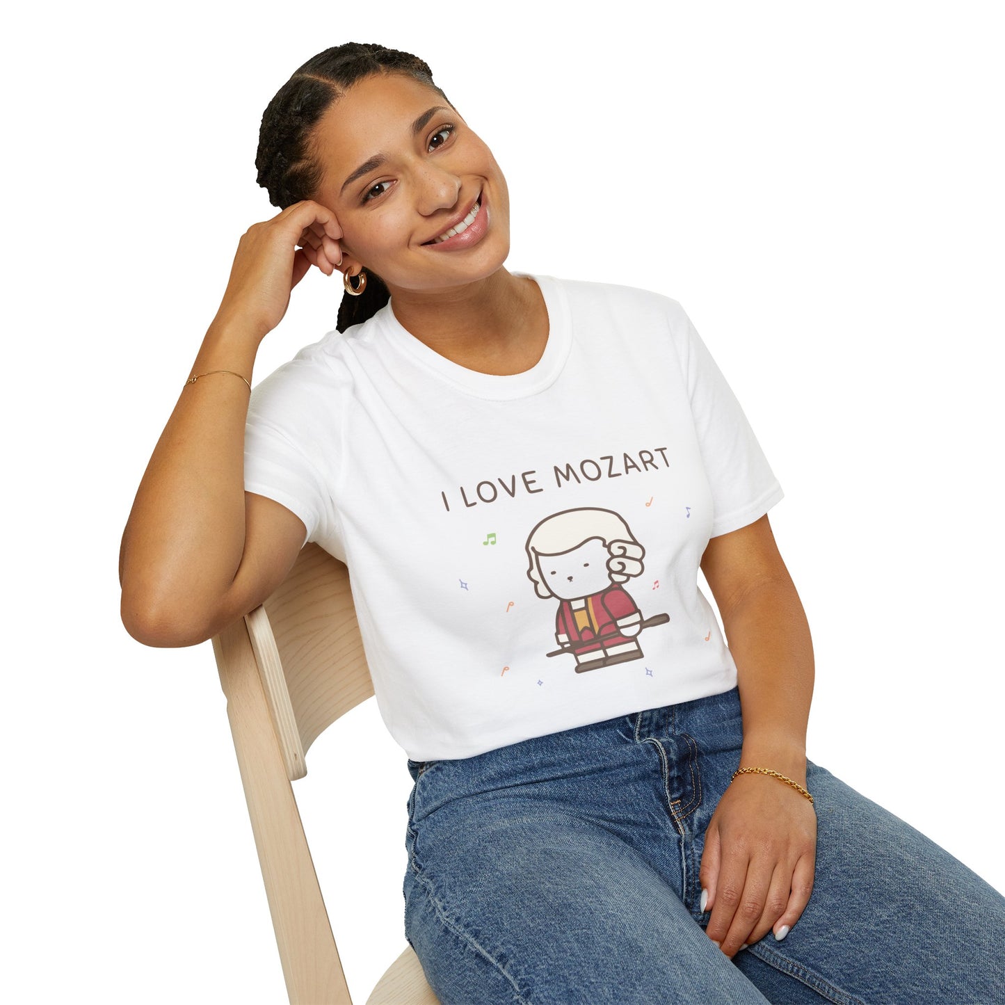 I Love Mozart - Unisex soft T-Shirt