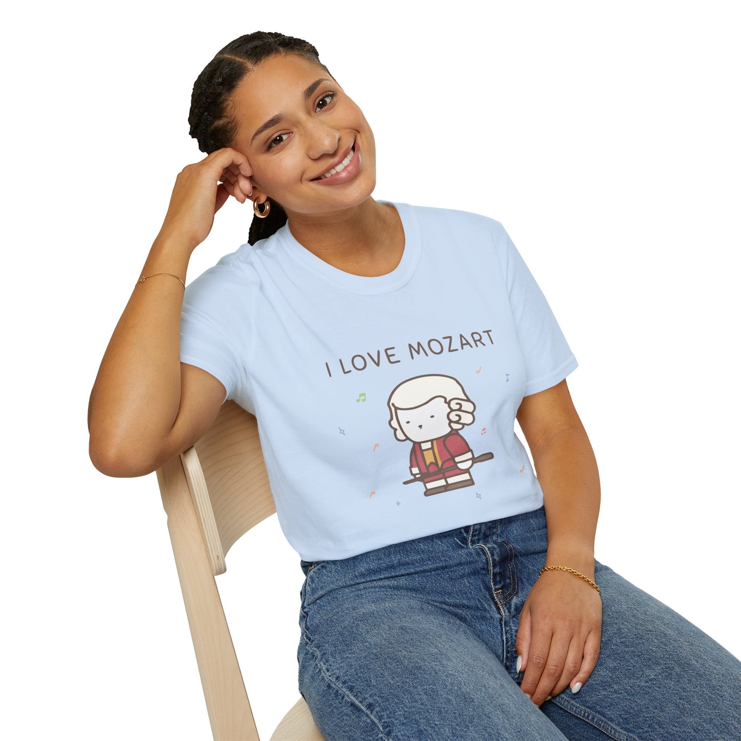 I Love Mozart - Unisex soft T-Shirt