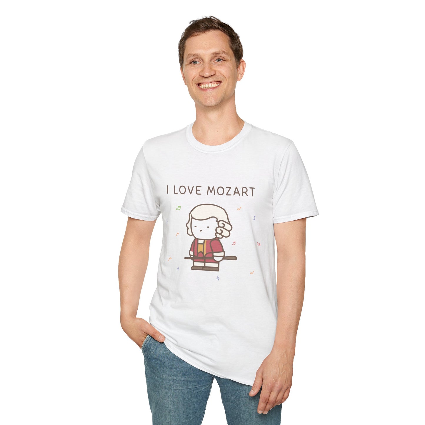 I Love Mozart - Unisex soft T-Shirt