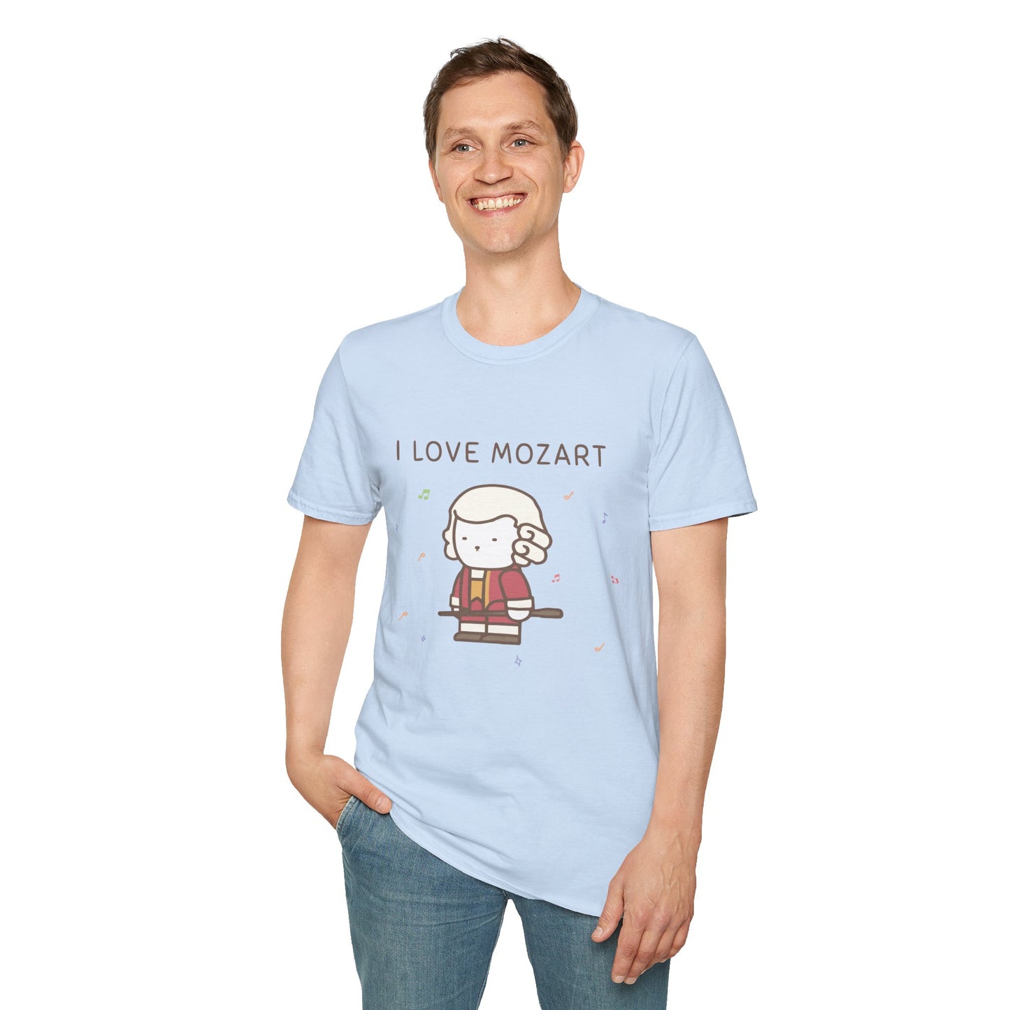 I Love Mozart - Unisex soft T-Shirt