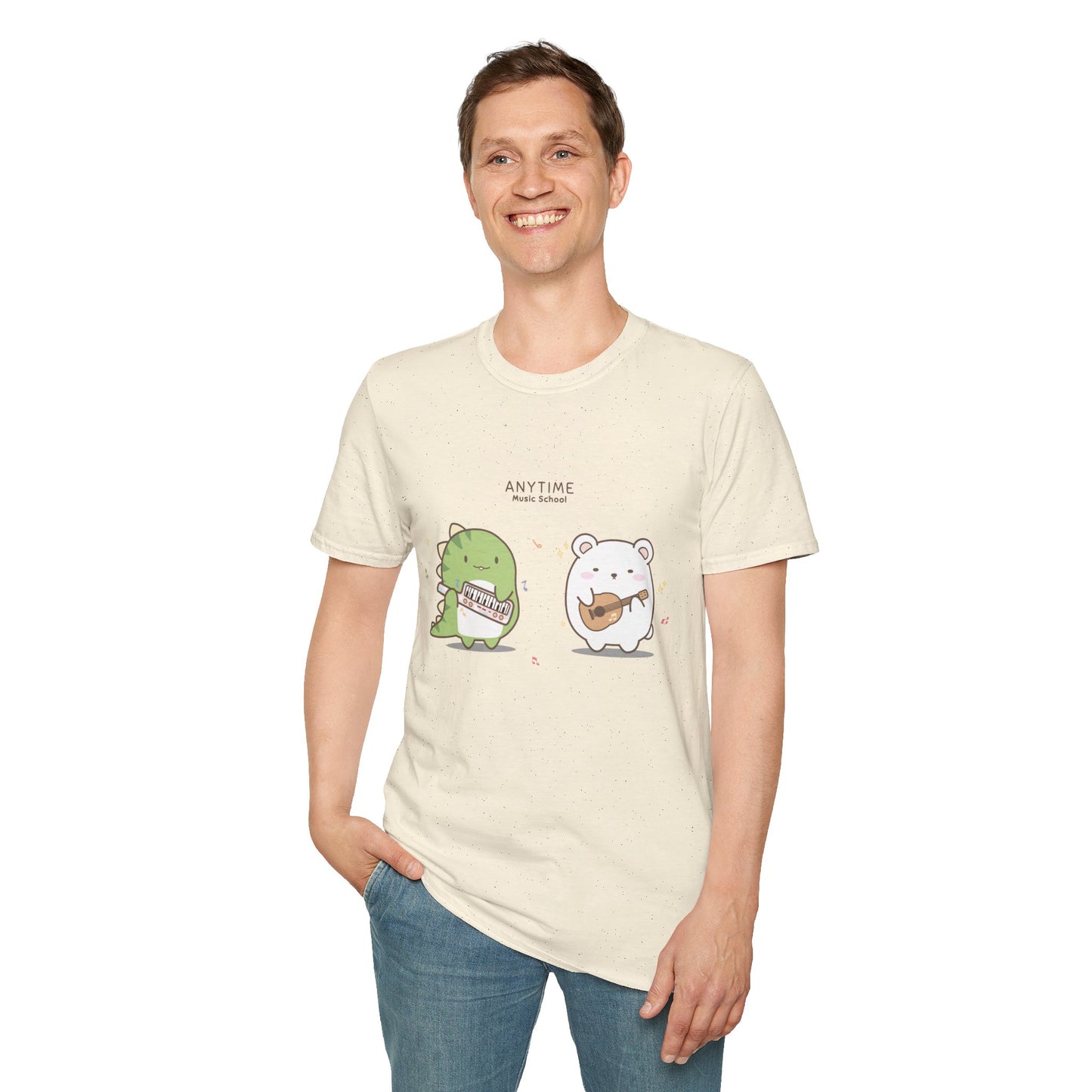 Dino & Bear - Unisex soft T-Shirt